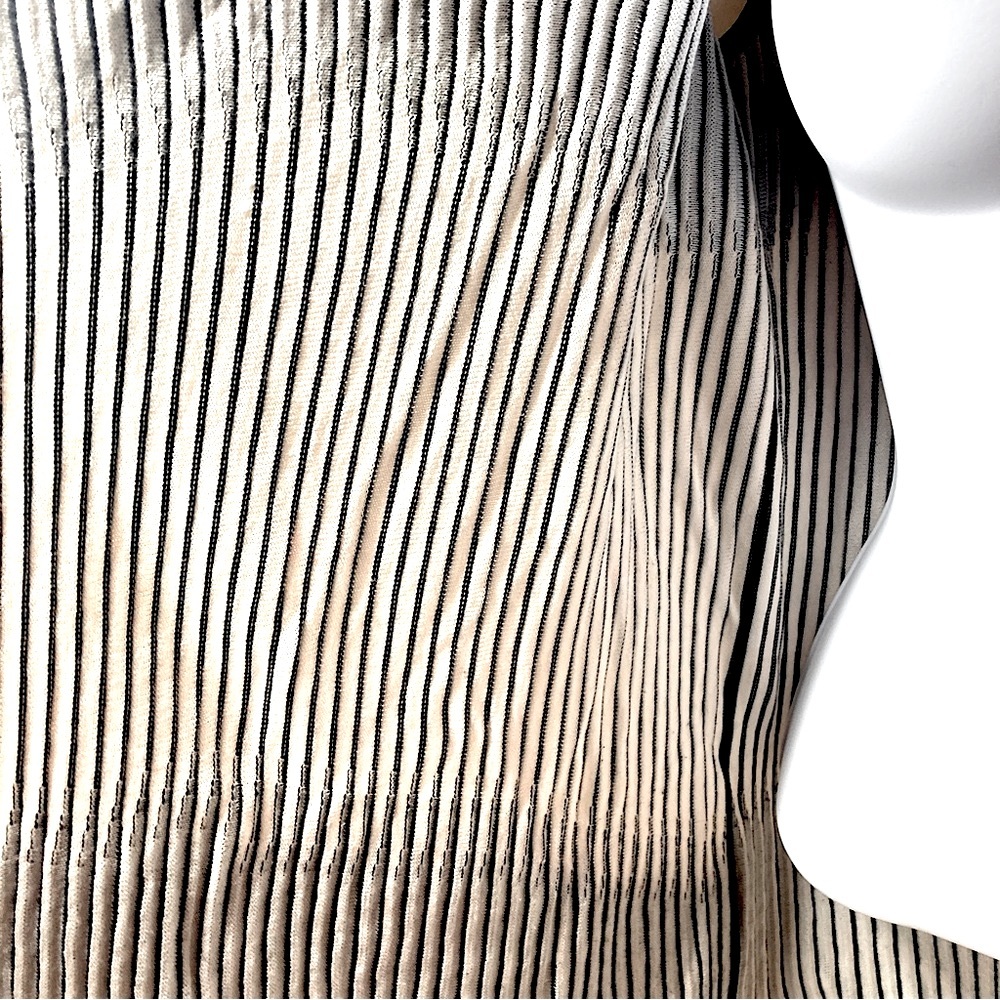 Lafayette 148 New York Ladies Long Line Draped Flyaway Black and White… - Picture 9 of 15